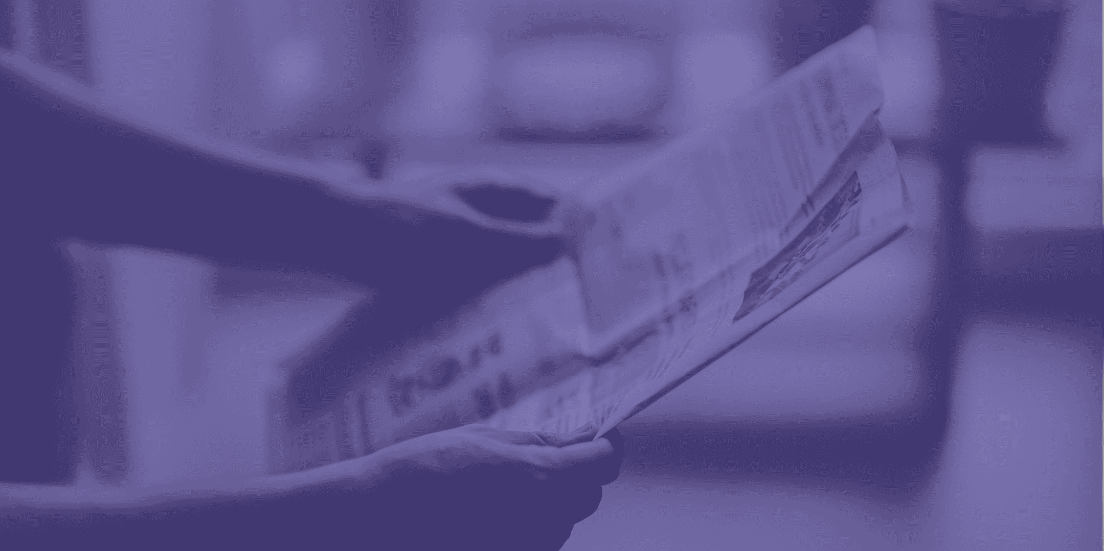 Security news. Cybersecurity. Reading newspaper.