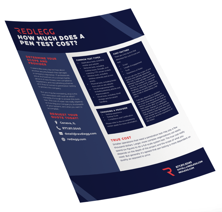 Penetration Testing Pricing | RedLegg