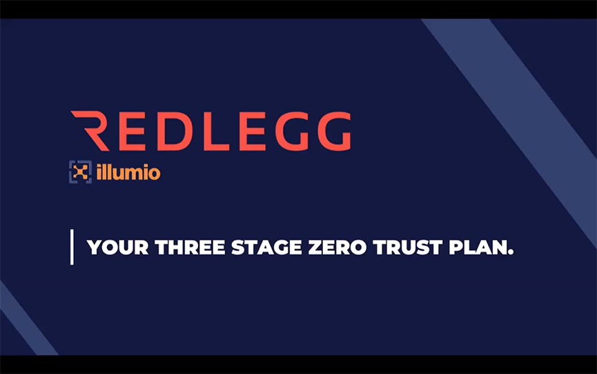 Your Three Stage Zero Trust Plan - Title Card